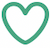 Green heart icon