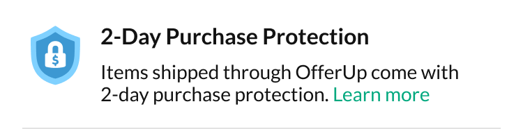 2-Day Purchase Protection Policy – OfferUp Support